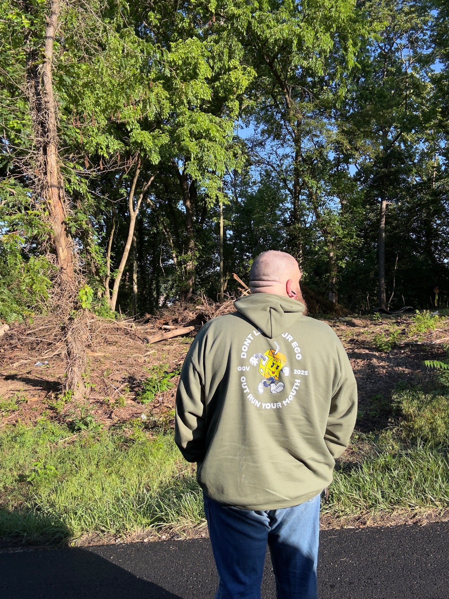 Don't let your ego Out Run Your Mouth Hoodie