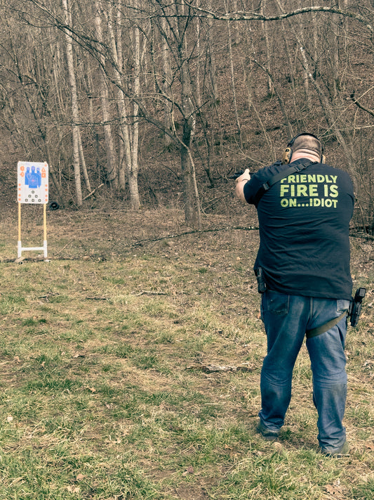 Friendly Fire Is On ...Idiot Tee